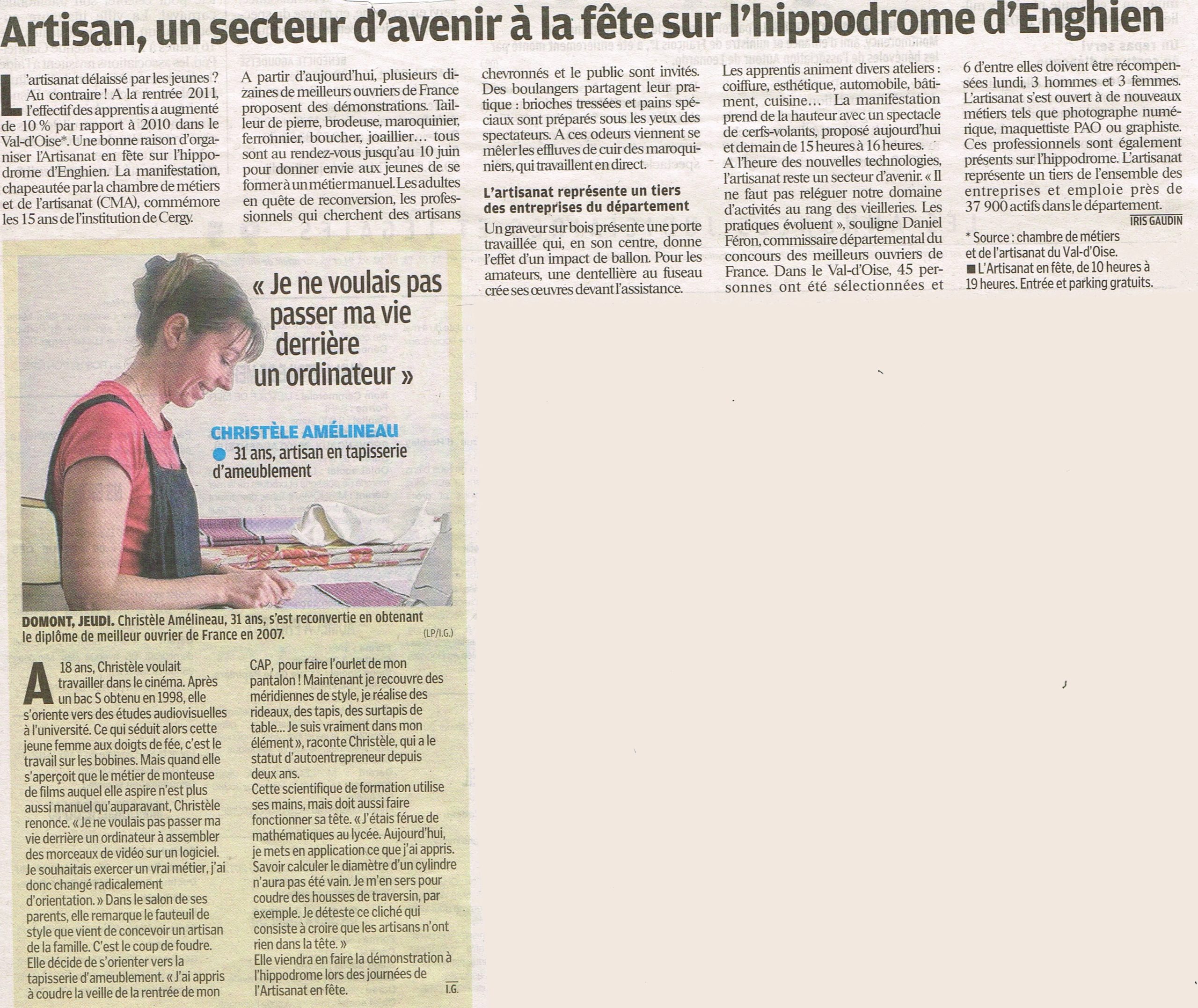 LEAD Technologies Inc. V1.01 JOËLLE GODEFROID MEILLEUR OUVRIER DE FRANCE : article de presse