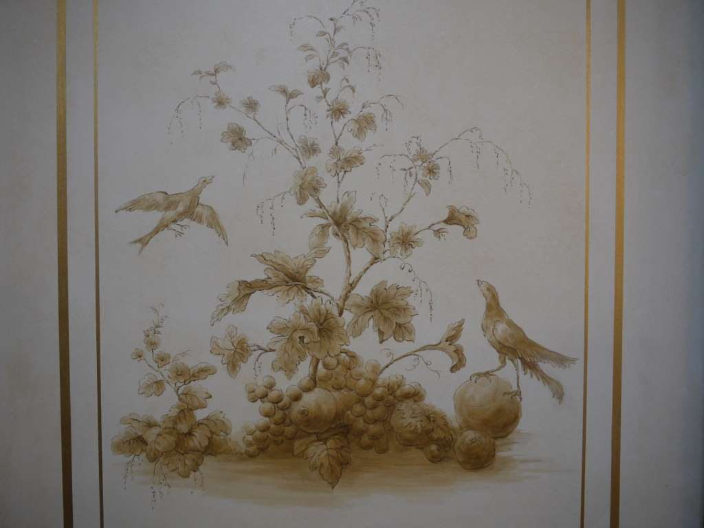 Chinoiserie en trompe l'œil de Joëlle Godefroid Meilleur Ouvrier de France