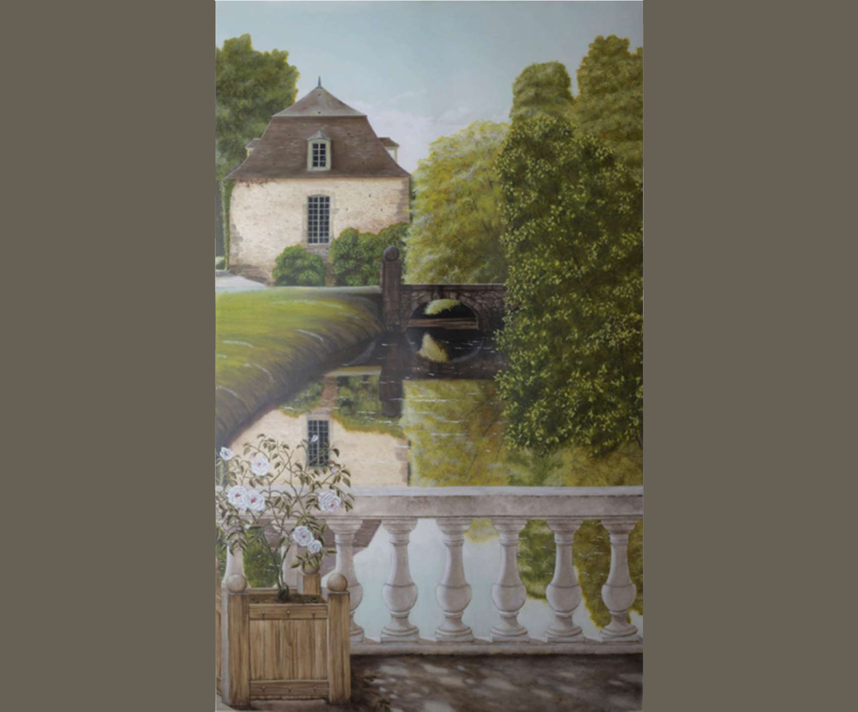 Trompe l'œil de Firmin Biville peintre en décors