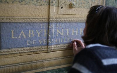 DÉCOR MURAL : Plan du labyrinthe de Versailles