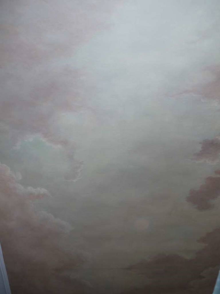 Ciel peint de style baroque