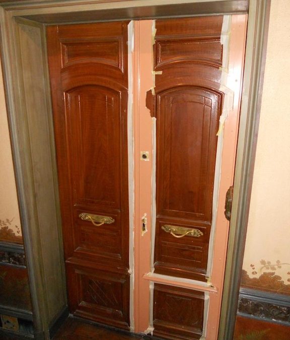 RESTAURATION d&rsquo;un décor ART NOUVEAU