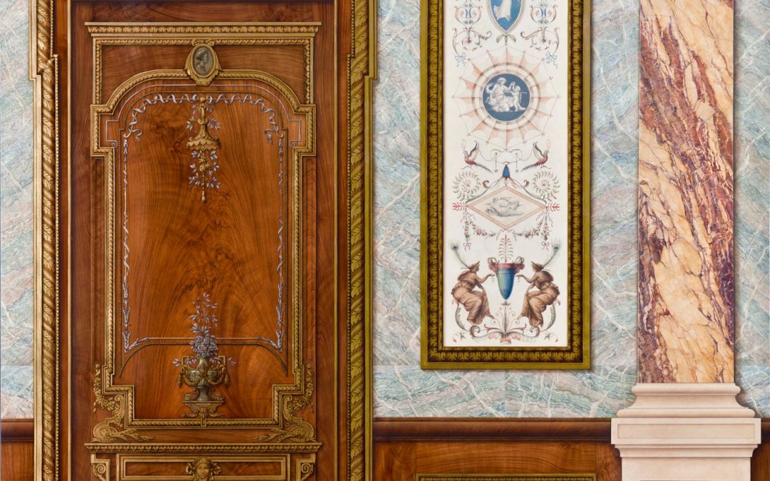 Décor Néo-classique réalisé par Joëlle Godefroid pour le concours de Meilleur Ouvrier de France